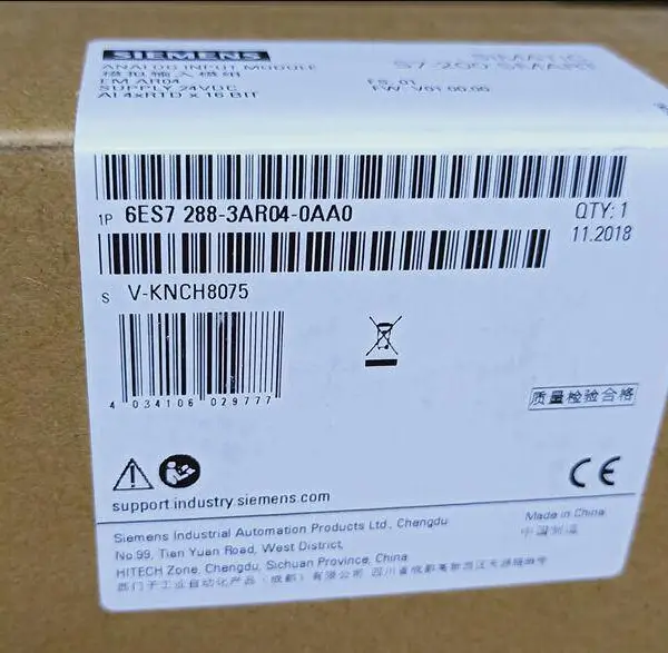 ȫ��ԭװ6ES7288-3AR04-0AA0�ȵ�������ģ���¶ȴ�����ģ�� 4��ģ