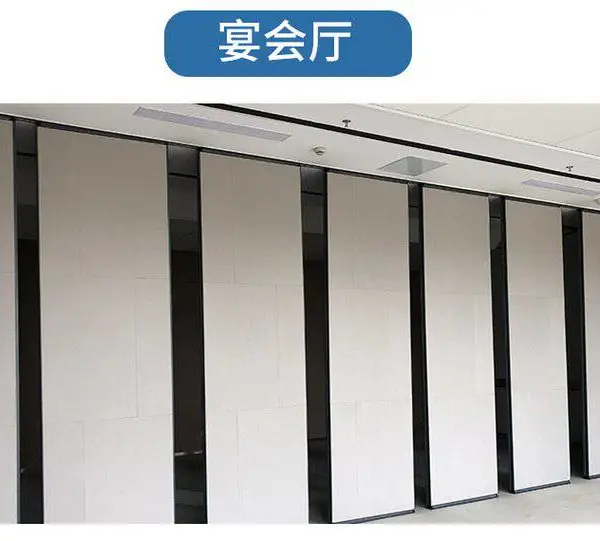 健身房隔断展厅活动隔断墙65型吊轨门款式多样品质保证