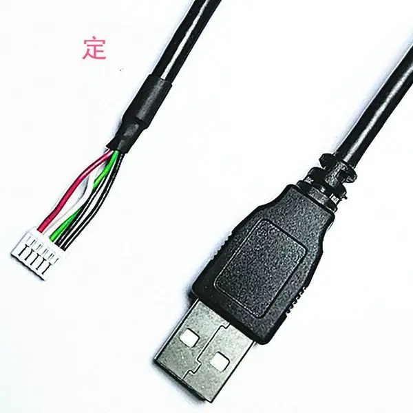 供应USB2.0-A公数据线 倒车影像摄像头连接线 触摸屏延长线