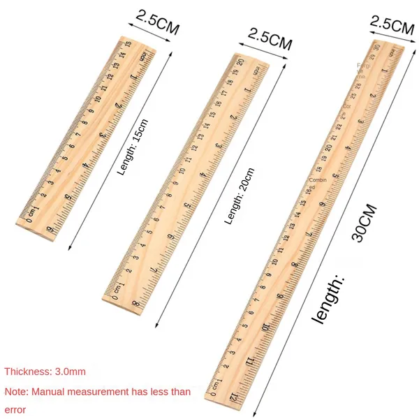 木质尺子 工厂直供 尺寸有15cm、20cm、30cm、50cm、90cm