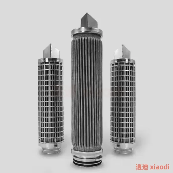 316L 不锈钢折叠滤芯 工程机械液压系统保护过滤滤芯