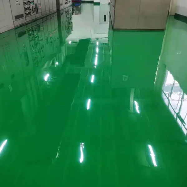 大连车间地面耐磨防静电环氧树脂绿色地坪施工