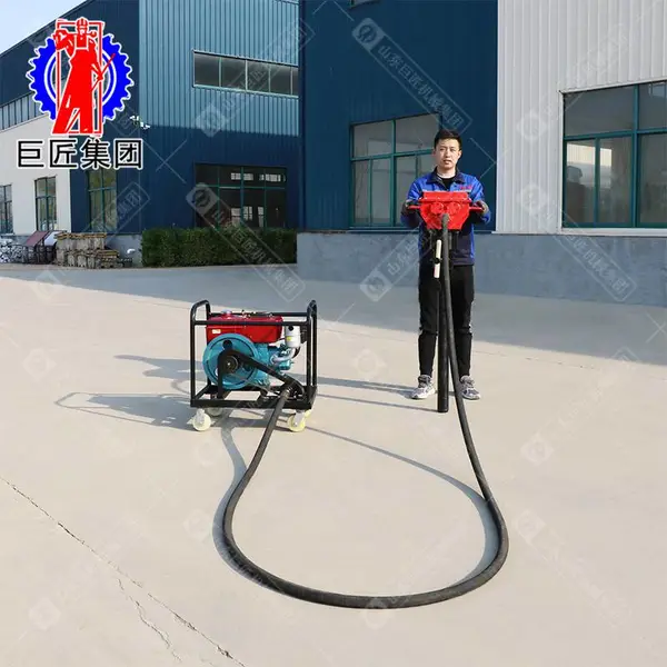 冲击式取土钻机 柴油动力 可取原状土 无扰动 20米取土钻机