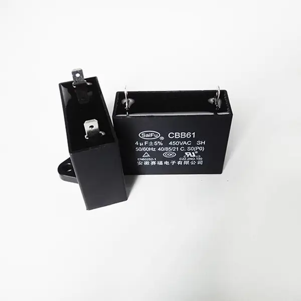 批量生产 薄膜电容4UF 450VAC CBB61加湿器启动电容器