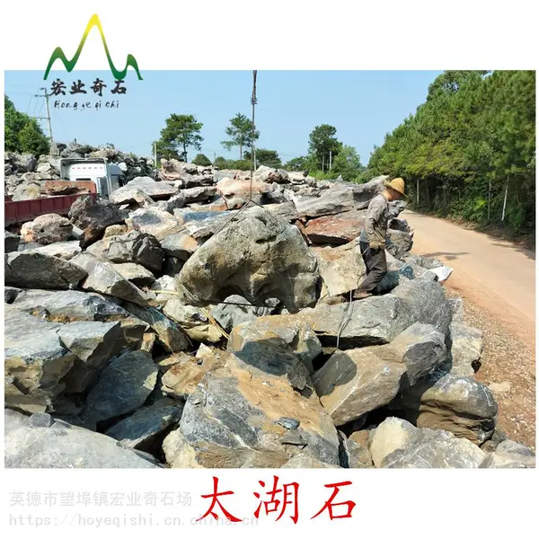辽宁吨位太湖石,大型园林景观石,庭院花园太湖石造景