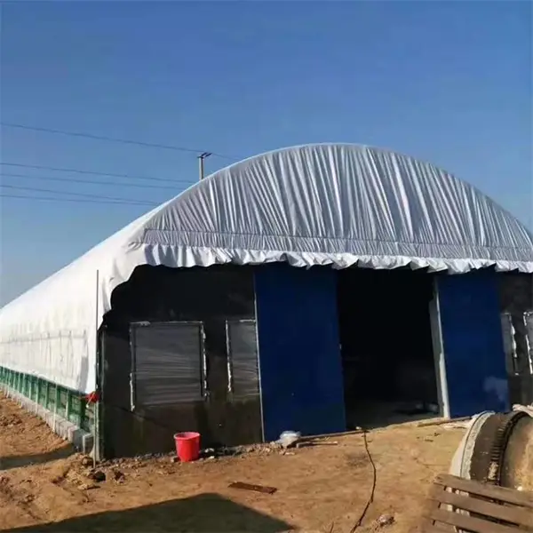 石家庄无极 户外大型伸缩 帐篷推拉 雨棚仓库大棚 智能好看 ZKWJ-04