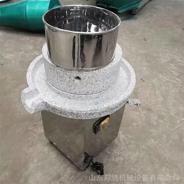 邦腾小型石磨机 电动石磨芝麻酱香油机 黄豆浆磨浆机
