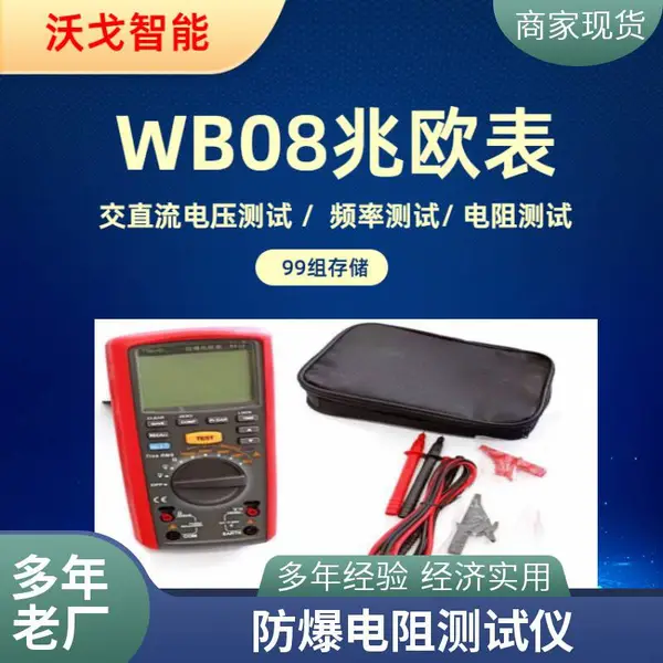 沃戈智能WB08防爆绝缘电阻测试仪 防爆兆欧表 现货供应