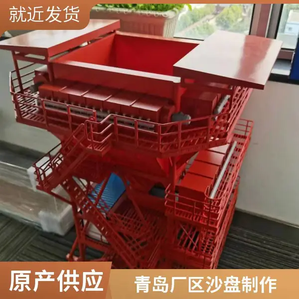 厂区设备模型 盛景模型 石油水利环保工业机械 设备厂区 山体地形地貌