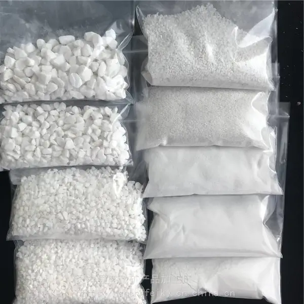 雪花白白沙子 白云石白沙子 纯白石英砂装饰造景球场草坪专用