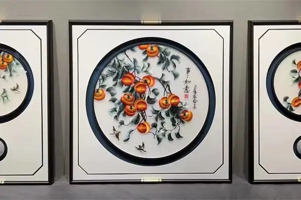 源头深圳刺绣画制作厂家60*80恒泰苏绣画生产批发2023批发价已更新