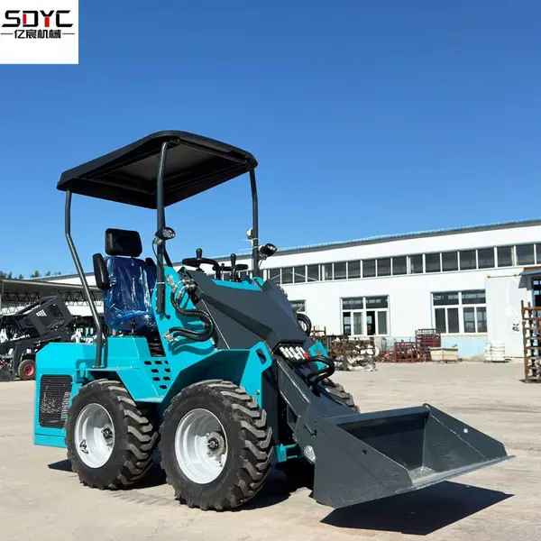 座驾式滑移装载机轮式工程建筑用搬运车多功能农用小型铲车