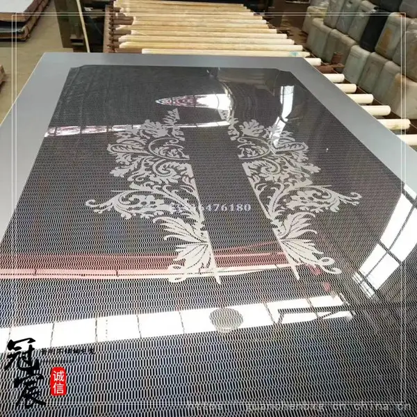 不锈钢彩色板电视背景墙不锈钢材料 蚀刻门花板 花纹板