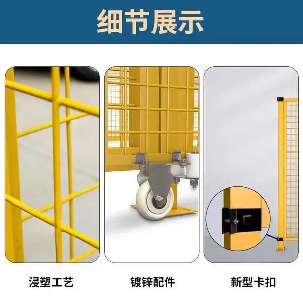 厂房快递仓库隔离栅 淮盛车间护栏铁丝网 设备保护围栏网