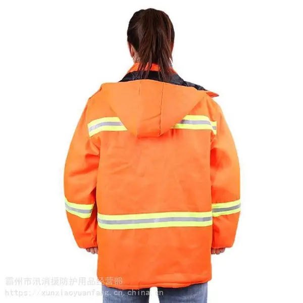 反光棉服道路养护大衣制服冬季果绿色环卫防寒工作服