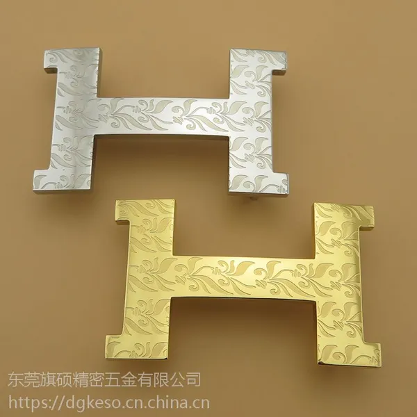 不锈钢花纹腰带扣皮带头 东莞源头厂家加工定制