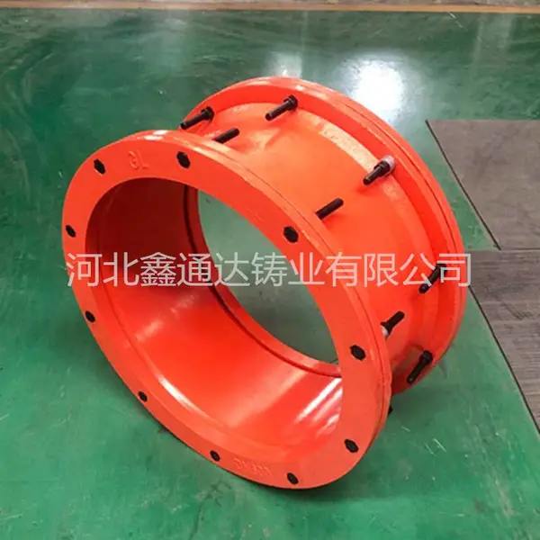 K型套筒接管器 球墨铸铁柔性双向接头 河北厂家鑫通达直销 型号全