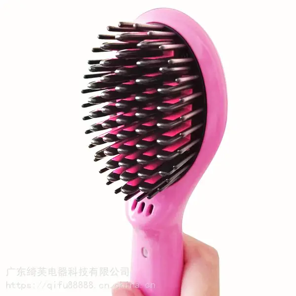 厂家直销迷你卷直两用负离子直发器卷发棒易携带美发工具直发梳
