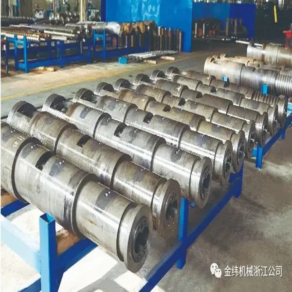 金海螺品牌40年螺杆机筒专业制造双合金单双 注塑螺杆