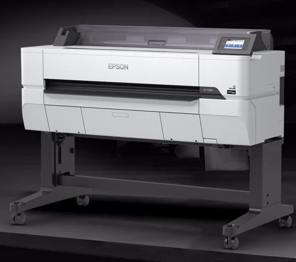 爱普生 SC-T5480 36 英寸 A0 + 大幅面绘图仪 一键转蓝 CAD 工程蓝图高速无线打印机