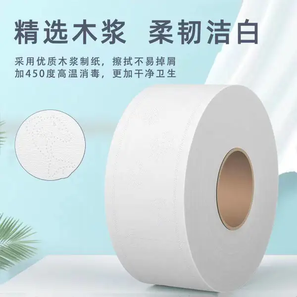 佳洁珍宝大卷卫生纸700g整箱本地发货迅速纯木桨三层加厚每箱12卷