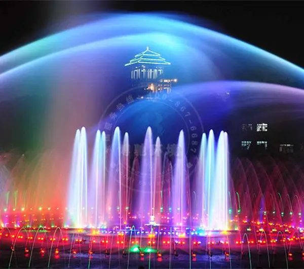 音乐喷泉设计施工、水幕电影、重庆大型音乐喷泉施工