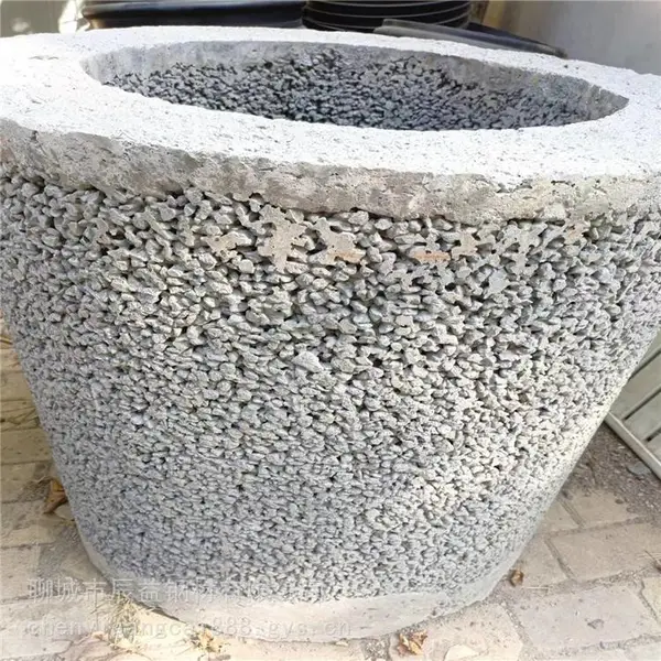 直径400无砂混凝土管 海绵城市基坑降水井壁管