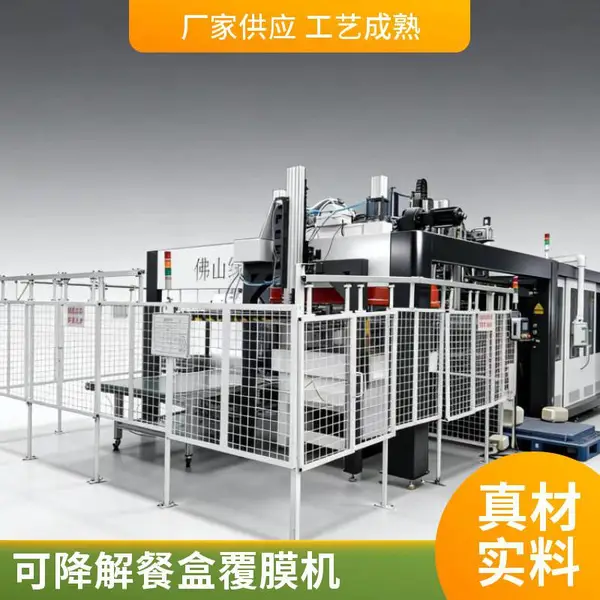 高精度伺服覆膜机 环保餐具表面覆膜设备 厂家可定制 适用PLA/PBAT