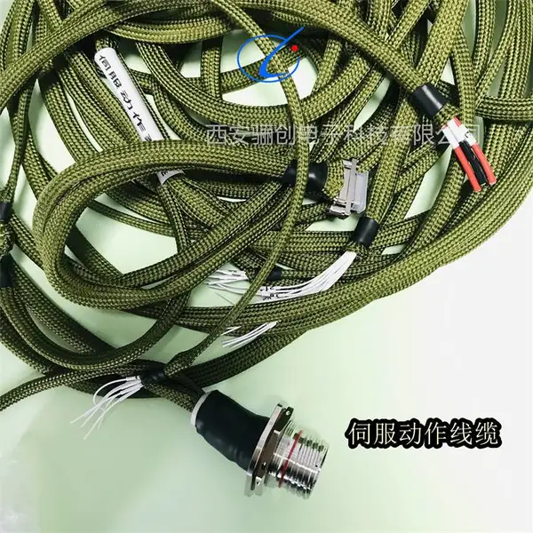 线缆定制J599-24KD97SNH-J30J-21TJ-300MM 伺服动作线缆