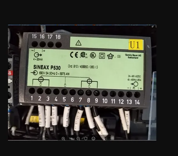 ZZ供有功功率和无功功率变送器/电量变送器 型号:SINEAX P530库号:M405066
