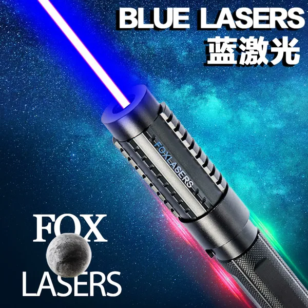 usb充电可调焦大功率蓝色激光器消防救援指挥定位器