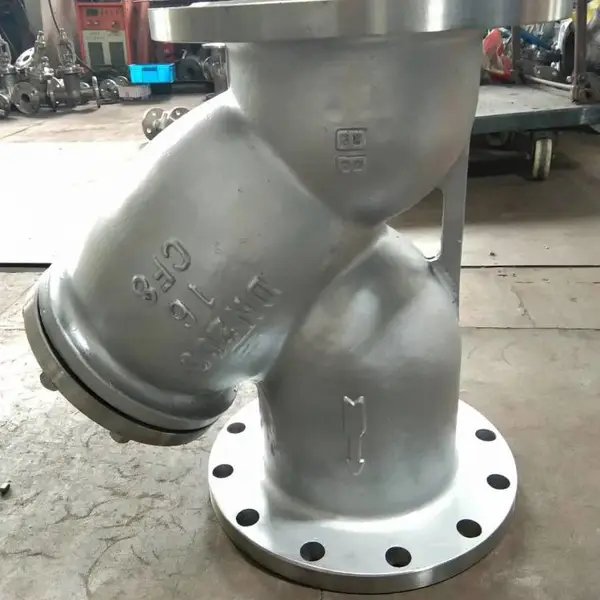 直通式 不锈钢316L 法兰连接Y型过滤器 GL41W-25RL DN20