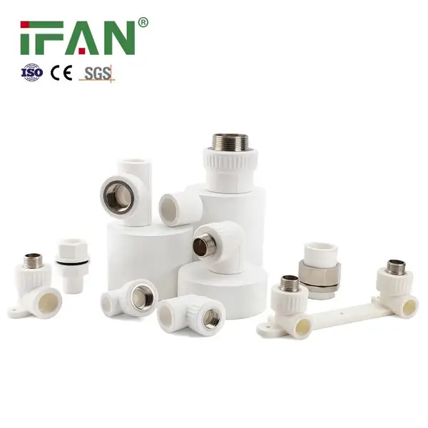 IFAN水管接头白色塑料配件PN12.5-PN25水供应定制管件PPR管件