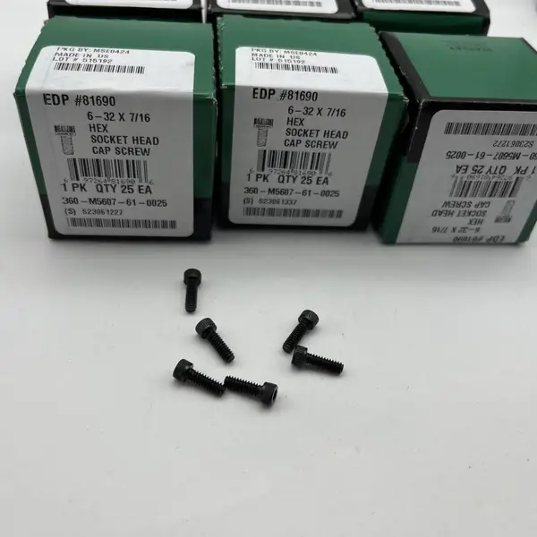  Mcmaster-carr91864A023黑色氧化合金钢内六角螺钉