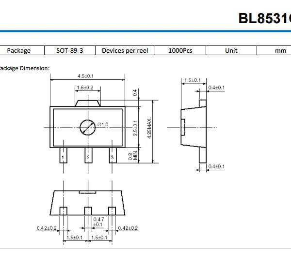 代理上海贝岭升压BL8531CB5TR36