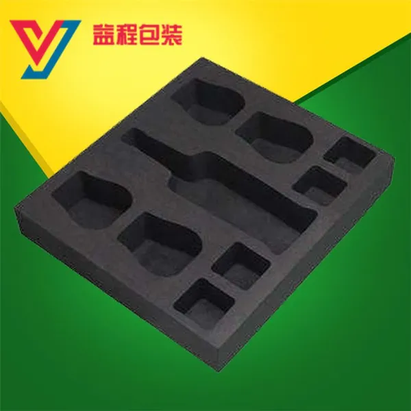 广州化妆品eva包装内衬彩色植绒eva收纳盒 护肤品eva内托 来样定制