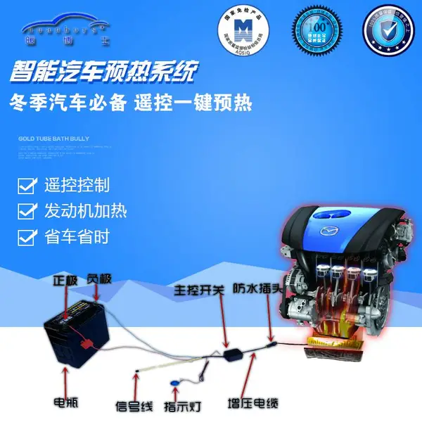 12v暖博士汽车加热器,智能汽车发动机预热系统,寒冷天气轻松启动,省时省油。