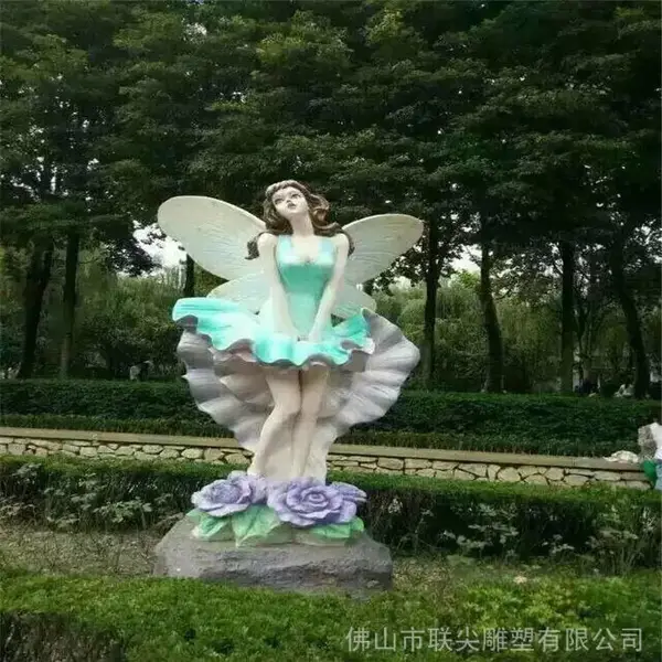 童话公主人物卡通雕塑雕像 仿真玻璃钢雕塑 家居酒店人物摆件 联尖雕塑厂家