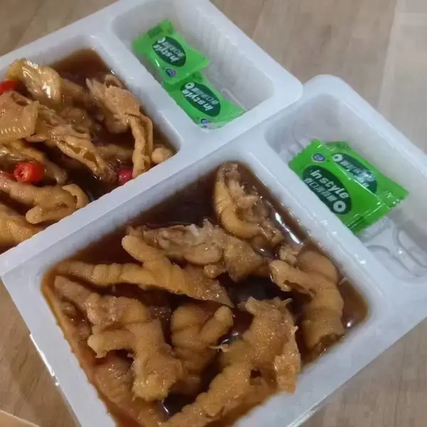 透明pp一次性打包盒可微波加热二格餐饮盒子 加厚pp塑料盒