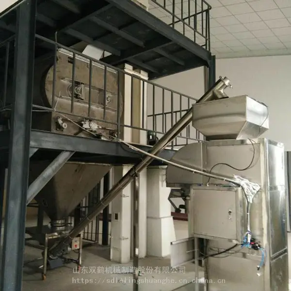 山东高效预混料饲料生产线 育肥牛羊饲料加工设备 大型饲料生产线全自动化安装