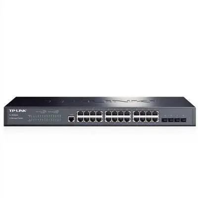 TP-LINK TL-SG5428 24口全千兆三层网管型核心交换机端口汇聚VLAN