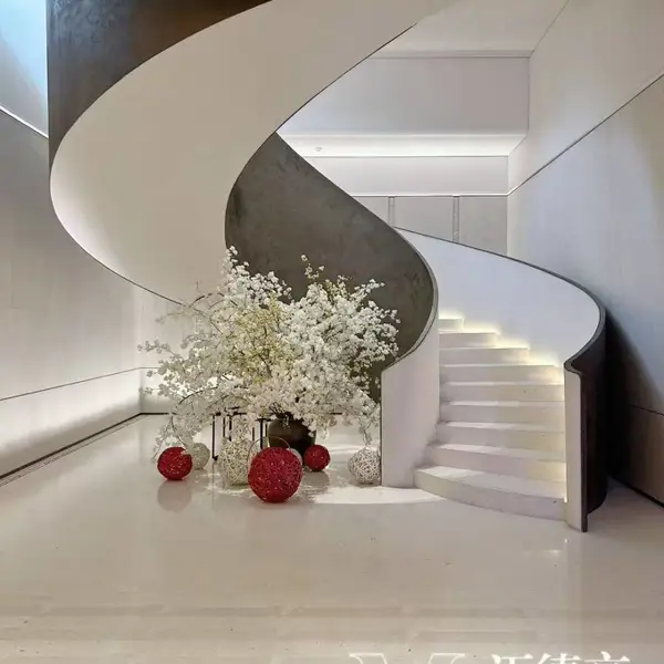 江浙沪示范区钢结构旋转楼梯/艺术楼梯