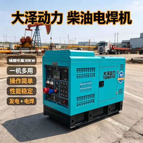 工业焊接设备400A柴油发电电焊机规格参数