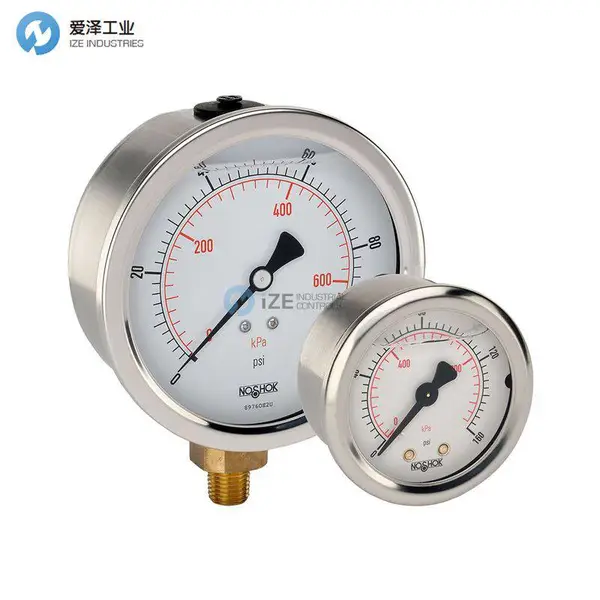 NOSHOK压力表25-901-60-psi/bar