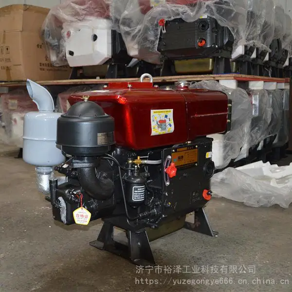 单缸柴油机 发动机 12/15/18/20马力 水冷小型拖拉机 电启动农用