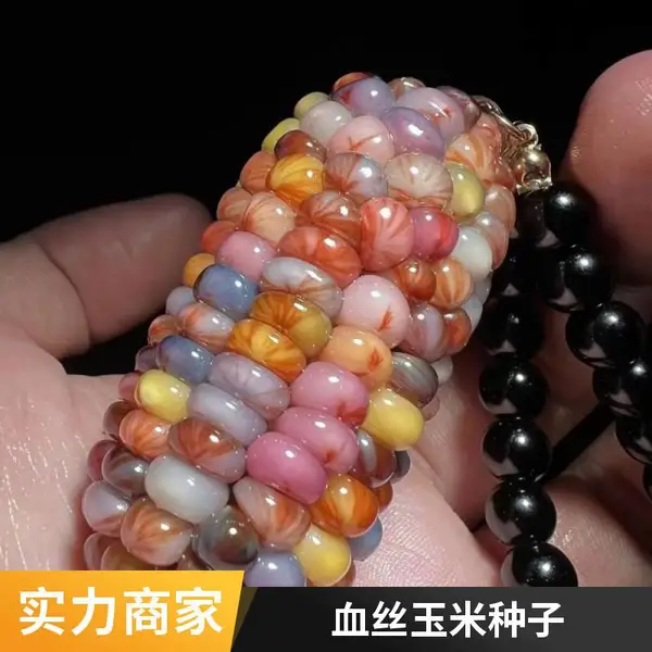 留种七彩玻璃宝石玉米种籽彩色文玩玉米种子可食用小颗粒糯玉米籽