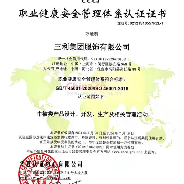 职业健康管理体系认证
