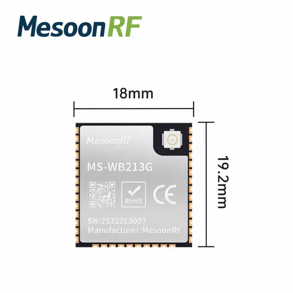 2.4G WiFi数传模块+蓝牙4.2双核物联网模组MS-WB213G