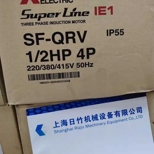 三菱电机SF-QRV 0.4KW4P三相电220V和380V通用