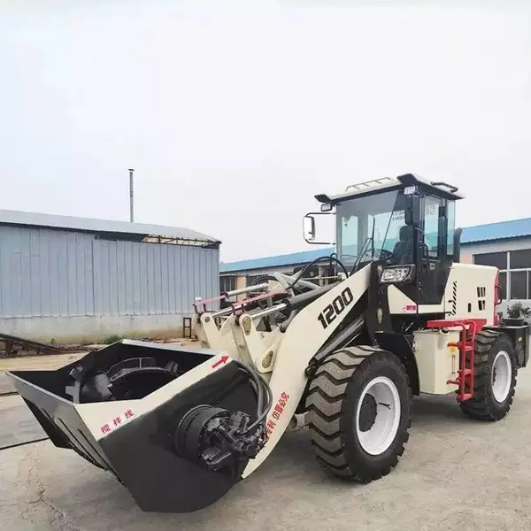 930搅拌斗装载机搅拌铲车混凝土机械自上料安装铲斗式搅拌机